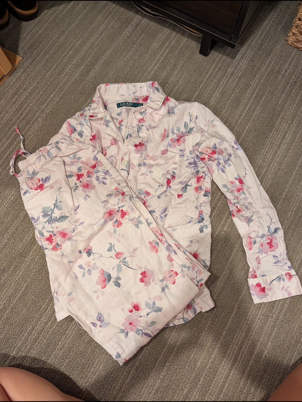 Vintage Ralph Lauren Pajama Set Size Small